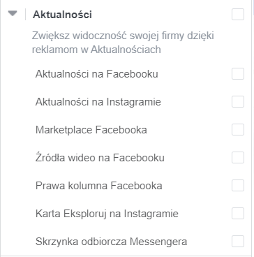 reklama na facebooku - aktualności