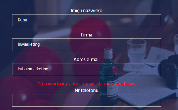 tworzenie stron internetowych - formularz