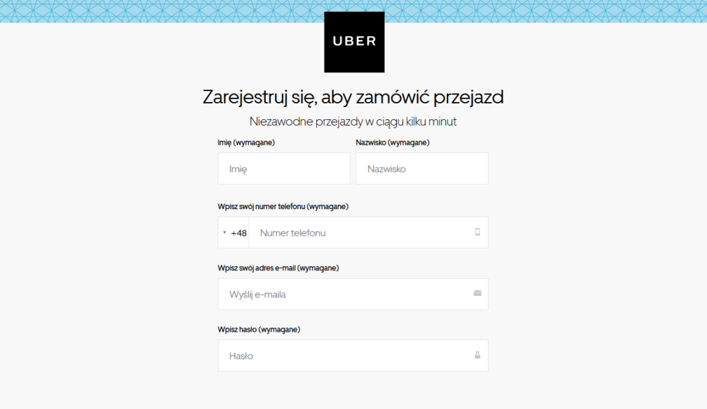 landing page przykład