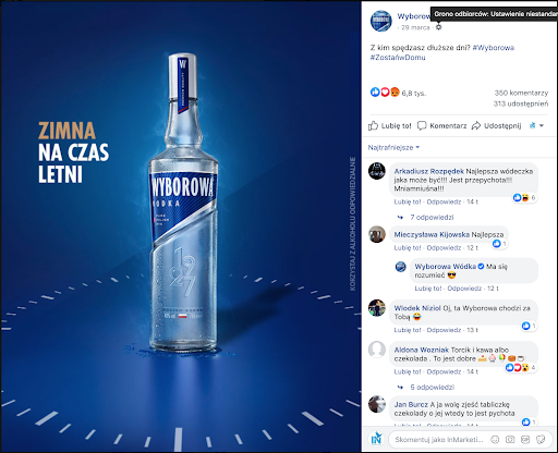 Reklama alkoholu przykład