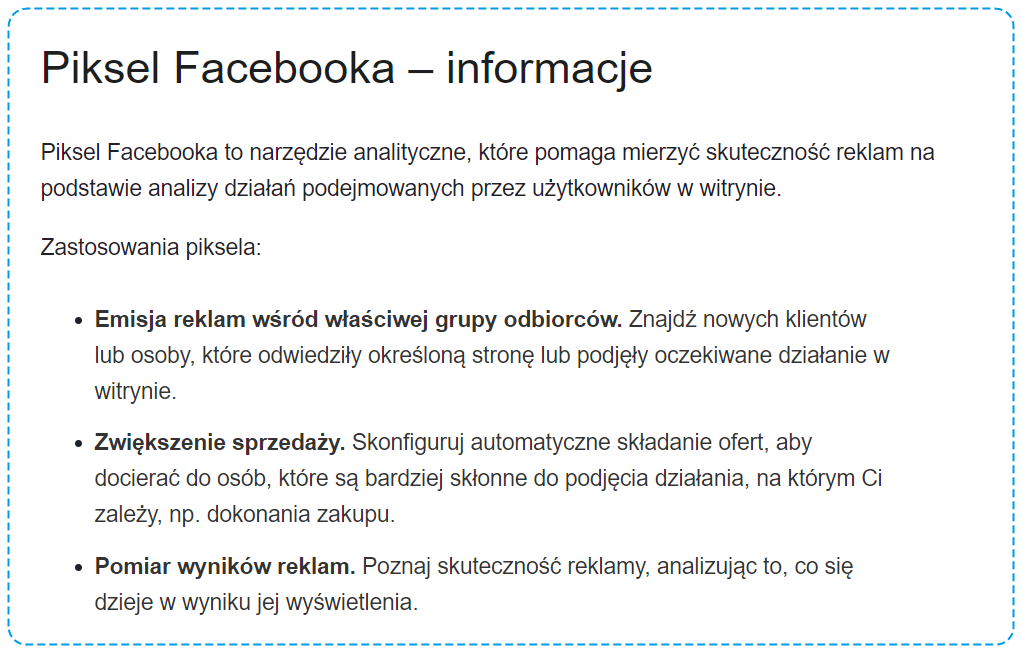 Reklamy na facebooku - pixel