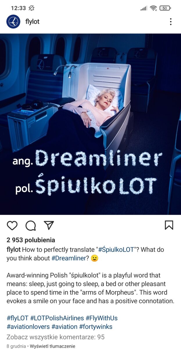 przykład postów IG